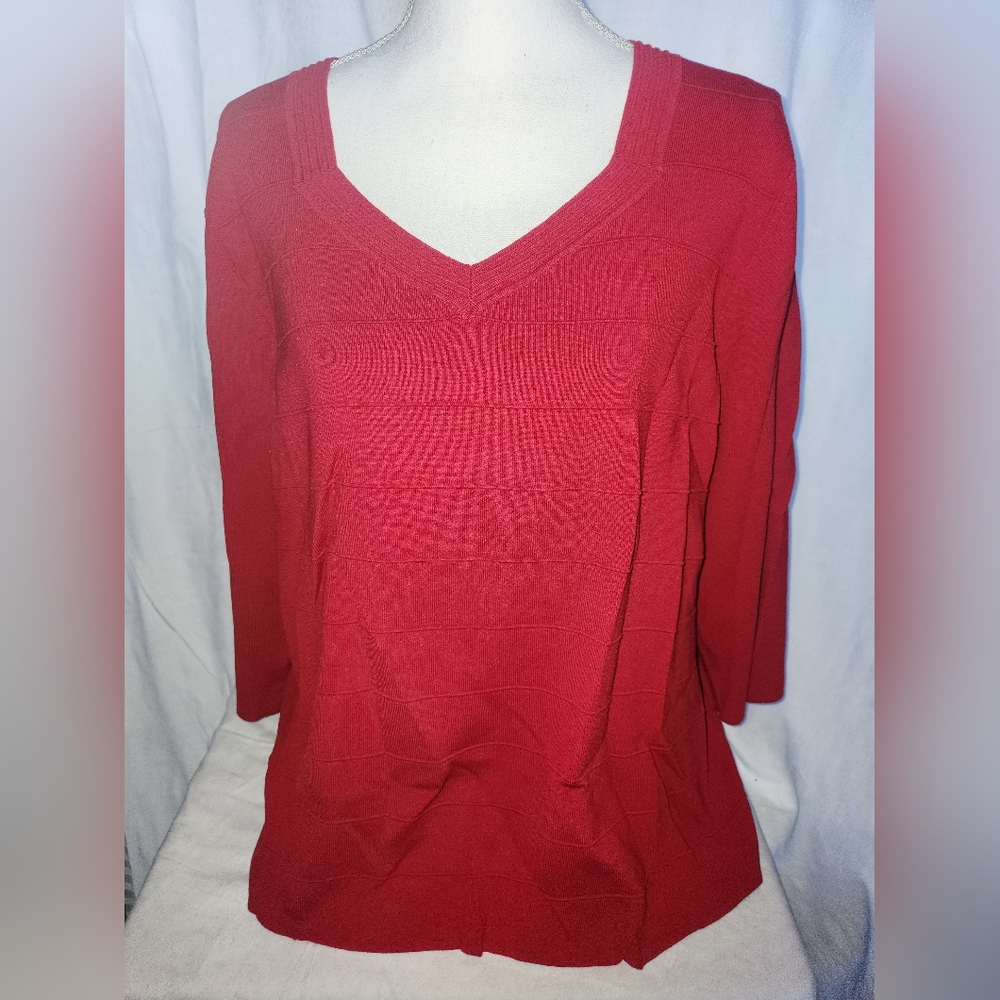 Cable & Guage Womens Top 3X
